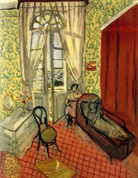 Henri Emile Benoit Matisse : two women in an interior